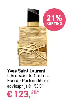 Mooi parfumerie Yves Saint Laurent Libre Vanille Couture aanbieding