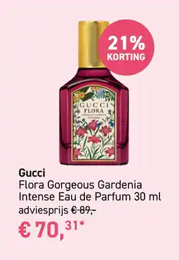 Mooi parfumerie Gucci Flora Gorgeous Gardenia Intense aanbieding