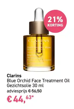 Mooi parfumerie Clarins Blue Orchid Face Treatment Oil Gezichtsolie aanbieding