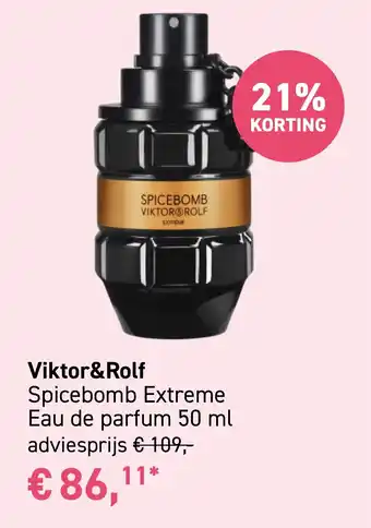 Mooi parfumerie Viktor&Rolf Spicebomb Extreme aanbieding