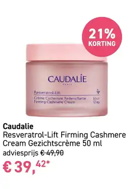 Mooi parfumerie Caudalie Resveratrol-Lift Firming Cashmere aanbieding
