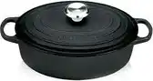 Bol.com Le Creuset Lage braad-/ stoofpan 62L - 30cm Mat Zwart aanbieding