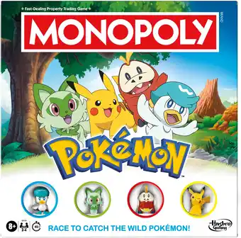 Amazon Monopoly Pokémon-editie, bordspel - Engelse versie aanbieding