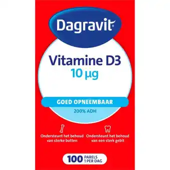Plein.nl gratis verzending2+2 gratis: Dagravit Vitamine D Parels 10 µg aanbieding