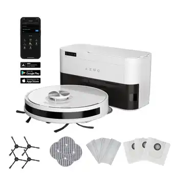 MediaMarkt AENO ARC0006S Robotstofzuiger met dweilfunctie Wit aanbieding
