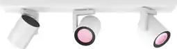 Coolblue Philips Hue Argenta Opbouwspot White and Color - Wit - 3-spots aanbieding