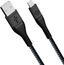 Coolblue BlueBuilt Usb A naar Lightning Kabel 1,5m Kevlar Zwart aanbieding