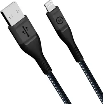 Coolblue BlueBuilt Usb A naar Lightning Kabel 1,5m Kevlar Zwart aanbieding