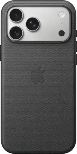 Coolblue Apple iPhone 17 Pro Max TechWoven Back Cover met MagSafe Zwart aanbieding