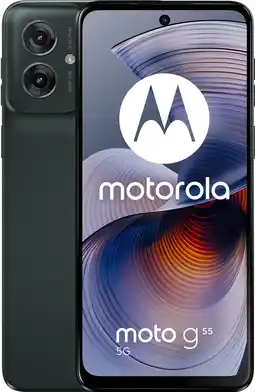 Coolblue Motorola Moto G55 256GB Zwart 5G aanbieding