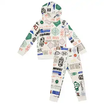 Foot Locker Jordan Brooklyn Aop Trainingspakken Peuter - Wit - Maat 116 - 122 CM aanbieding