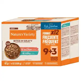 Zooplus Voordeelpakket Nature's Variety Bites in Saus 48 x 85 g - Vis selectie (2 soorten) aanbieding