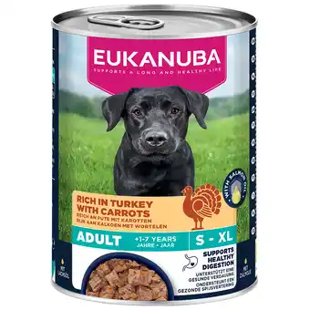 Zooplus Eukanuba Adult Rijk aan kalkoen met wortels - Dubbelpak: 12 x 400 g aanbieding