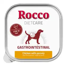 Zooplus 20x150g Rocco Diet Care Gastro Intestinal Kip met Pastinaak Kuipje Honden natvoer aanbieding
