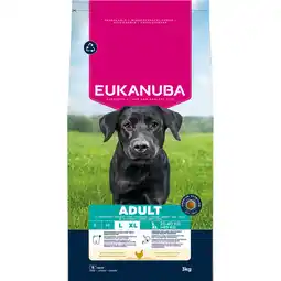 Zooplus 3 kg Eukanuba Premium Nutrition Adult Large & Giant Breed Kip Droogvoer voor honden aanbieding