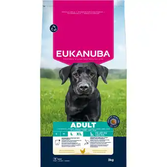 Zooplus 3 kg Eukanuba Premium Nutrition Adult Large & Giant Breed Kip Droogvoer voor honden aanbieding
