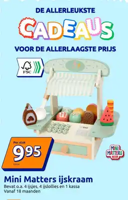 Action Mini Matters ijskraam aanbieding