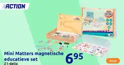 Action Mini Matters magnetische educatieve set aanbieding