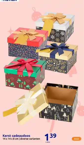 Action Kerst cadeaudoos aanbieding