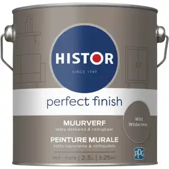 Praxis Histor Perfect Finish Muurverf - Mat - Wild Wilderness - 2,5L aanbieding
