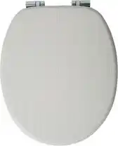 Praxis Aquavive wc-bril - MDF - Softclose - Verstelbaar - Wit eik aanbieding