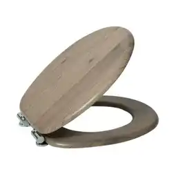 Praxis Aquavive WC-bril - MDF - Softclose - Verstelbaar - Donkere Eik aanbieding