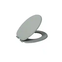 Praxis Aquazuro WC-bril - MDF - Softclose - Verstelbaar - Quick Release - Grijs aanbieding