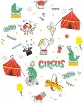 Praxis Aquavive WC-bril Circus - Duroplast - Softclose - Verstelbaar - met Circusprint aanbieding
