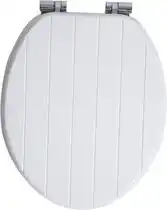 Praxis Aquavive WC-bril Painting - MDF - Softclose - Verstelbaar - Wit aanbieding