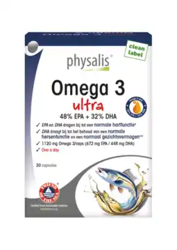 De Online Drogist Physalis Omega 3 Ultra Capsules aanbieding
