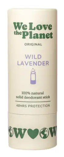 De Online Drogist We Love The Planet Wild Lavender Deodorant Stick aanbieding