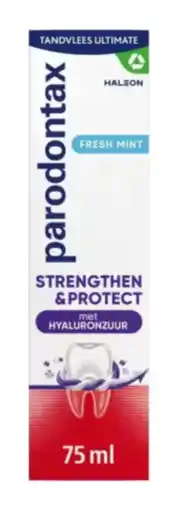 De Online Drogist Parodontax Strengthen & Protect Fresh Mint Tandpasta aanbieding