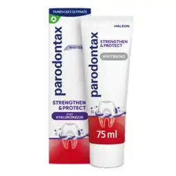 De Online Drogist Parodontax Strengthen & Protect Whitening Tandpasta aanbieding