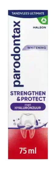 De Online Drogist Parodontax Strengthen & Protect Whitening Tandpasta aanbieding