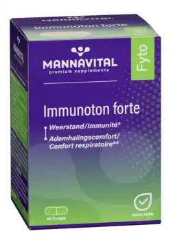 De Online Drogist MannaVital Immunoton Forte Fyto Capsules aanbieding