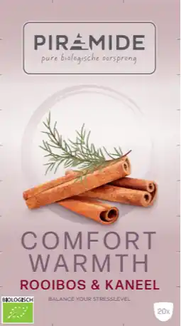 De Online Drogist Piramide Comfort Warmth Rooibos & Kaneel Thee aanbieding