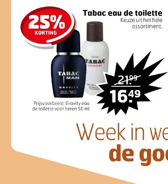 Trekpleister Tabac eau de toilette aanbieding