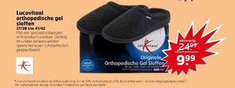 Trekpleister Lucovitaal orthopedische gel sloffen 37/38 t/m 41/42 aanbieding