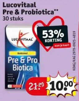 Kruidvat Lucovitaal Pre & Probiotica aanbieding