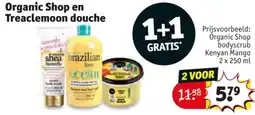 Kruidvat Organic Shop en Treaclemoon douche aanbieding