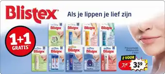 Kruidvat Blistex Als je lippen je lief zijn aanbieding