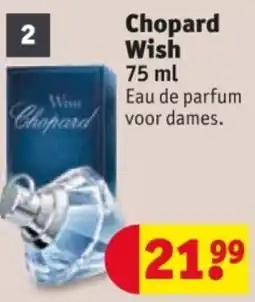 Kruidvat Chopard Wish aanbieding