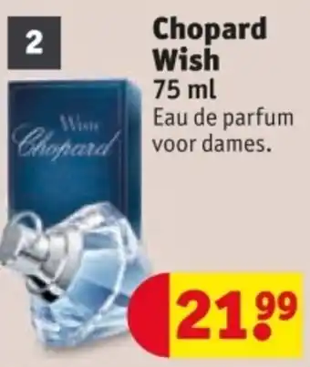 Kruidvat Chopard Wish aanbieding