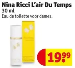 Kruidvat Nina Ricci L'air Du Temps aanbieding