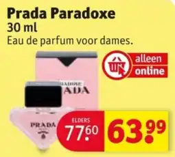 Kruidvat Prada Paradoxe aanbieding