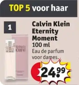 Kruidvat Calvin Klein Eternity Moment aanbieding