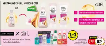 Kruidvat John Frieda en Guhl aanbieding