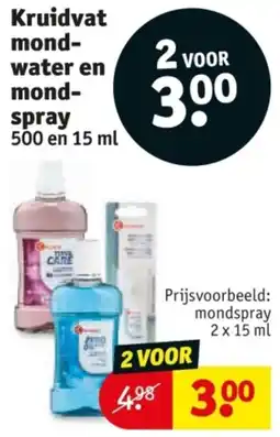 Kruidvat Kruidvat mondwater en mondspray aanbieding