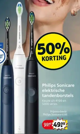 Kruidvat Philips Sonicare elektrische tandenborstels aanbieding