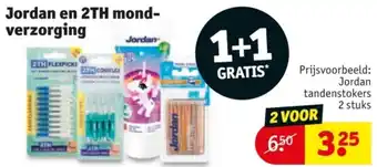 Kruidvat Jordan en 2TH mondverzorging aanbieding